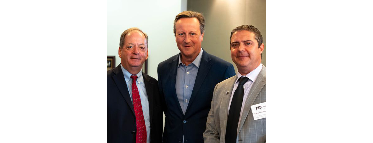 Bill Hardin, David Cameron and Greg Maloney