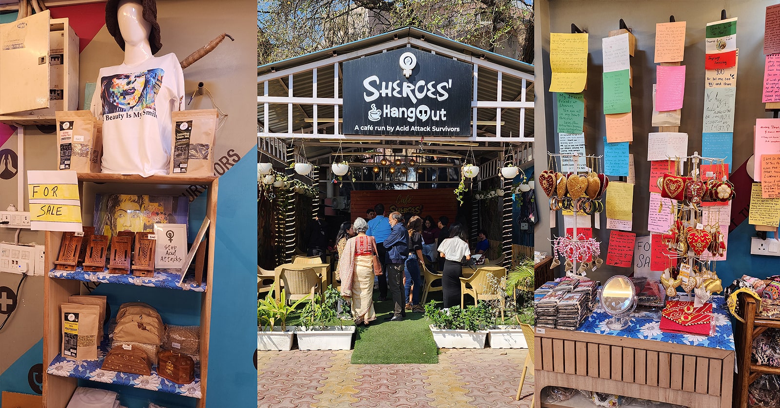 Sheroes Hangout cafes, showcase how business, entrepreneurship and innovation can be used to drive social change. 